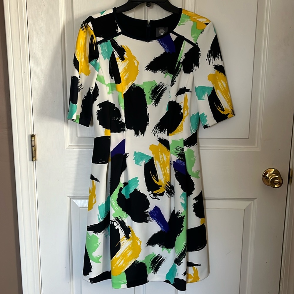 Vince Camuto Fit & Flare Dress Size 8